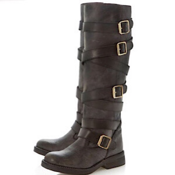 “NEW” Steve Madden Bryannt Tall Moto Boot - Picture 2 of 8